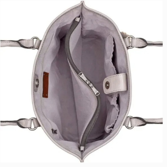 PATRICIA NASH ADELINE TOTE HANDBAG TOOLED LEATHER - Picture 12 of 16